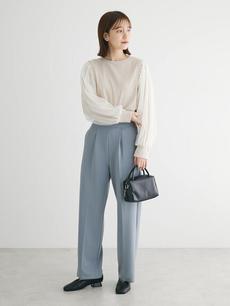 ・Petit Fleur タックテーパードパンツ ・Petit Fleur タックテーパードパンツ